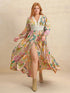 plus-size-lace-detail-printed-v-neck-balloon-sleeve-dress OhSoStyled - Sophia's Style-2